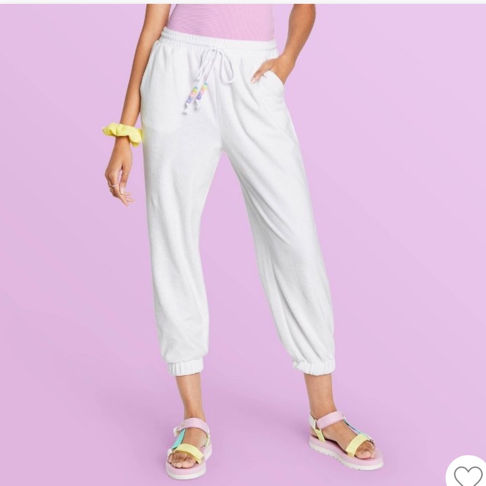 Stoney clover white terry cloth set